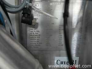 800 Lt 3D France Stainless Steel Jacketed Tank