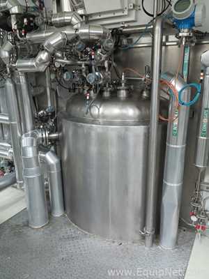 600 Lt 3D France Stainless Steel Jacketed Tank