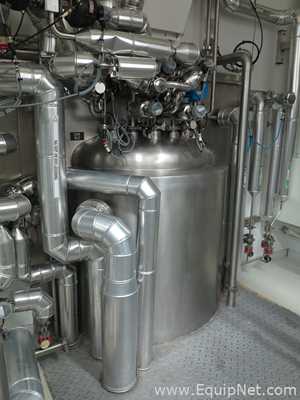 600 Lt 3D France Stainless Steel Jacketed Tank