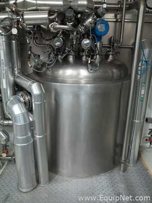 600 Lt 3D France Stainless Steel Jacketed Tank