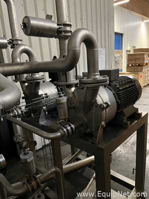 Bomba de Vacio de Sello de Agua marca Flowserve Sihi modelo LEMA 425 AZ AA1 4B 02A