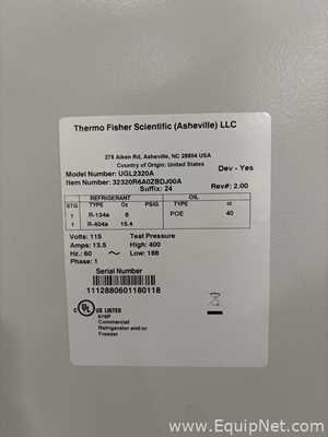 Freezer Thermo Scientific REVCO