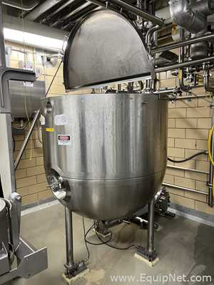 Apache Stainless Equipment Approx 175 Gal Jacketed Stainless Steel Mixing Tank