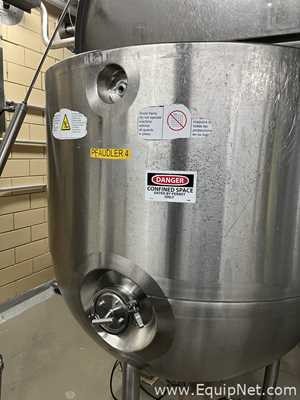 Apache Stainless Equipment Approx 175 Gal Jacketed Stainless Steel Mixing Tank