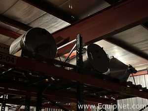 Lot Of Three Stainless Steel Hoppers For Dosing