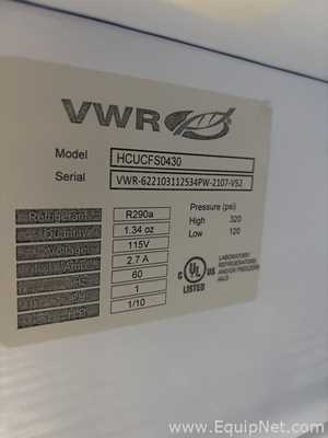 Congelador VWR HCUCFS-0430