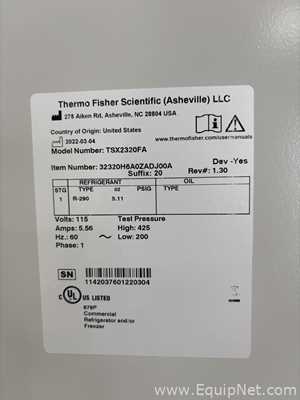 Unidade de Refrigeração Thermo Scientific TSX2320FA