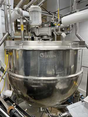 Groen Stainless Steel Approx 100 Gal Jacketed Kettle