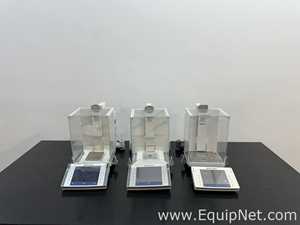 lote de  3 Balança de Laboratório Mettler Toledo 