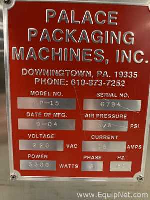 Escalera Mecánica/Elevador Palace Packaging Machines HP-15