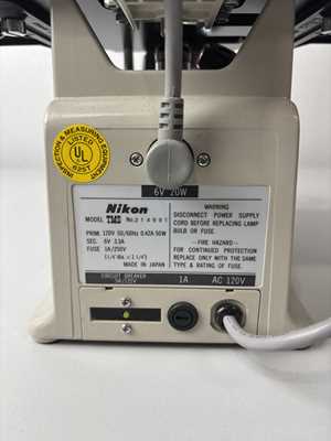 Nikon TMS Inverted Phase Contrast Microscope