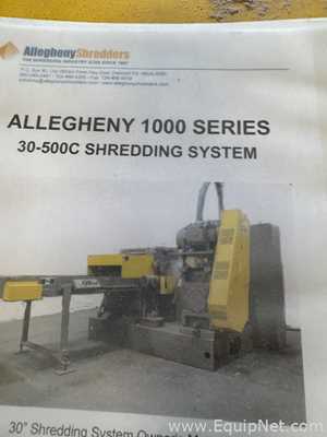 Allegheny Paper Shredders Corporation 30-500c Shredder