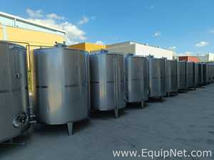 TanquedeAlmacenamientodeAceroInoxidableAISI304VerticalAcabado2BFinishMatt1.4301Capacidad5000L Celene