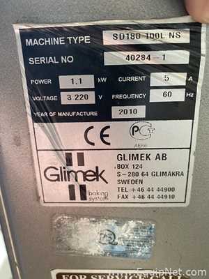 Glimek SD180 Suction Dough Divider