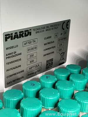 Piardi AF700TN 700 Litre -20 C Upright Laboratory Freezer