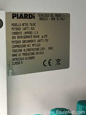 Piardi AF700TN 700 Litre -20 C Upright Laboratory Freezer