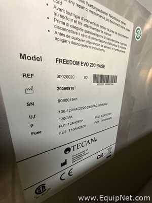 Tecan FREEDOM EVO 200 BASE Liquid Handler with Mettler Toledo Balance
