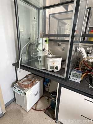 Buchi Rotavapor R11 Evaporator Condenser with Vacubrand CVC2 and Julabo FC600