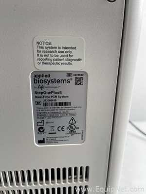 Applied Biosystems StepOnePlus Real Time PCR System
