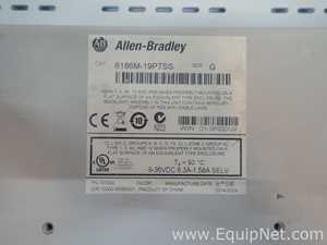 Lot of 2 Allen Bradley 6186M-19PTSS Industrial Performance Monitors