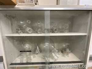 Lot of 2 off Laboratory Glass Reactors Plus Various Laboratory Glassware