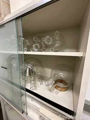 Lot of 2 off Laboratory Glass Reactors Plus Various Laboratory Glassware