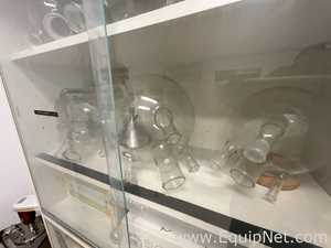 Lot of 2 off Laboratory Glass Reactors Plus Various Laboratory Glassware