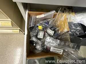 Lot of Various Carl Zeiss Microscope Objectives and Accessories plus Minolta X300s SLR Camera