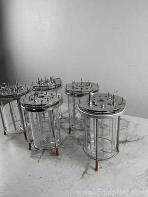 Lote de  Tanque - Contenedor de Presión Broadley James 5L Glass Bioreactor Vessel Assembly