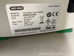 Lot of 2 off Bio Rad Trans-Blot Turbo System Electrophoresis Devices
