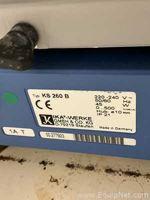 lote de  2 Agitador IKA KS 260 Basic