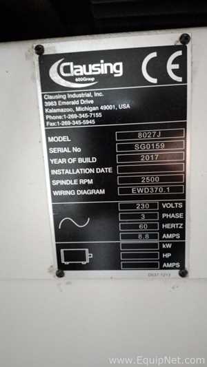 Torno Clausing 8027J