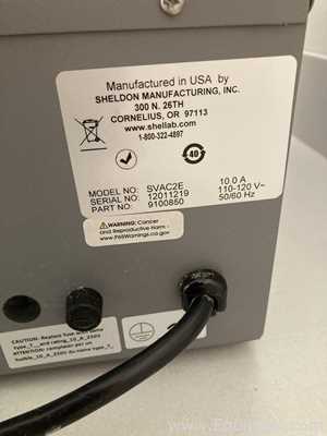 Sheldon Manufacturing Inc. Incubator With Welch Vacuum Pump
