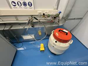 Sintesy Liquid Nitrogen Cryogenic Sample Storage System with Sintesy Environmental Monitoring System