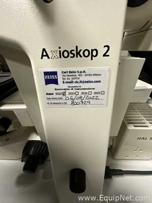 Carl Zeiss Microimaging GmbH Axioskop 2 Microscope with Axiocam 506 mono USB Camera