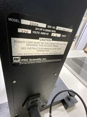 Pro Scientific 300A Laboratory Homogeniser with Spare Mixer