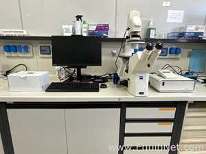 Carl Zeiss Microimaging GmbH Axiovert 200 Inverted Microscope with Axiocam 705 Color USB Camera