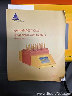 Miltenyi Biotec GentleMACS Octo Dissociator with Heaters Tissue Processor