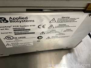 Applied Biosystems Geneamp PCR System 9700 PCR and Thermal Cycler