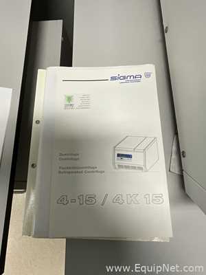 Sigma LaborZentrifugen GmbH 4-15C Laboratory Centrifuge