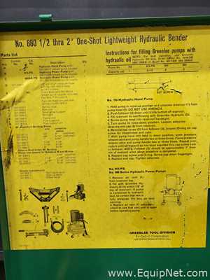 Dobladora Greenlee 880