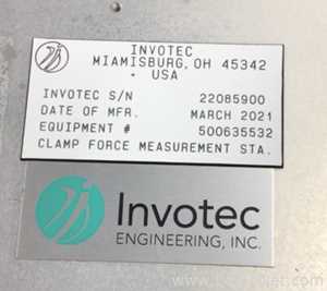 Testador de Integridade Invotec Clamp Force Measurement Station