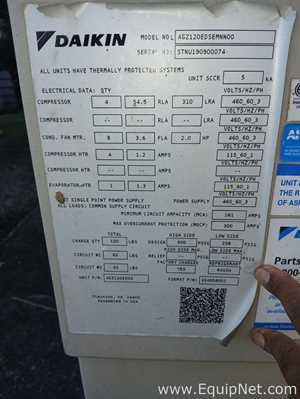 Enfriador Daikin AGZ120EDSEMNN00.  115 Toneladas