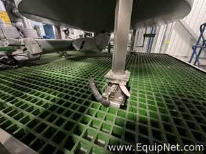 Teflon Storage and Distribution Skid with Bund and Mettler Toledo Balance