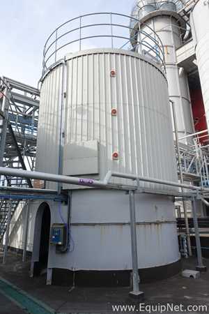 Stainless steel 183 cuM vertical tank