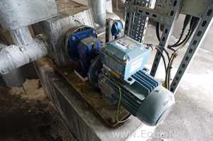 Stainless steel gear pump with Motovarion gearbox and ABB drive motor
