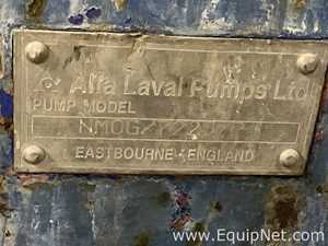Alfa Laval NMOG/722V/P Stainless Steel Positive Displacement Lobe Pump