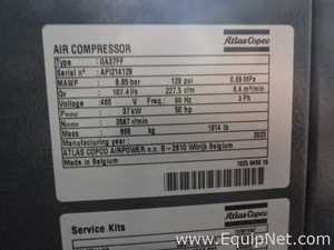 Atlas Copco GA37FF  Rotary Screw Air Compressor with Integrated Refrigerated Air Dryer and Tank