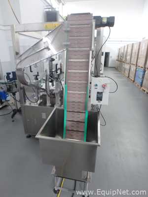 Rigao RGA-GFX250 Jar Filler and Capper with Markham Laser Coder