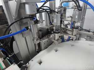 Rigao RGA-GXY30A Jar Filler and Capper with Markham Laser Coder